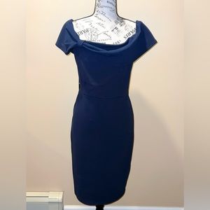 Navy blue cocktail dress